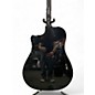 Used Fender CD60CE Dreadnought Black Acoustic Electric Guitar