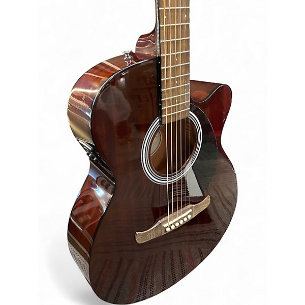 Used Fender FA-135CE AM Brown Acoustic Guitar