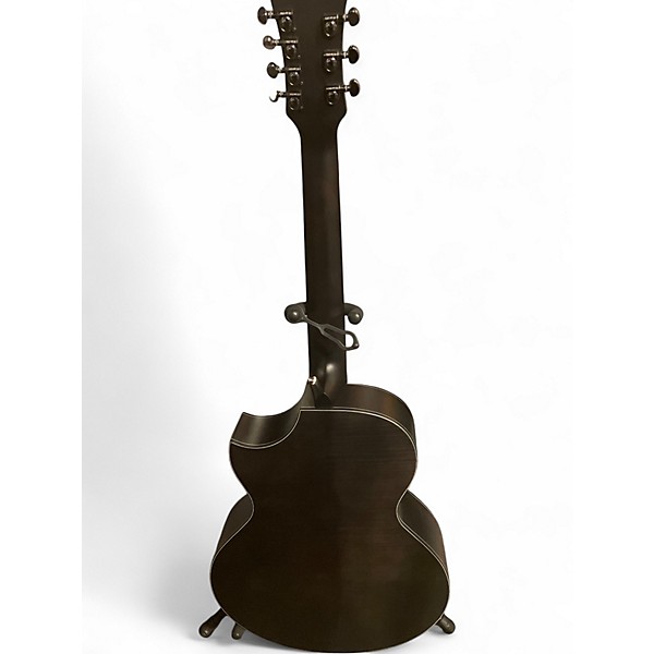 Used Schecter Guitar Research Orleans Stage 7 Charcoal Acoustic Electric Guitar