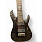Used Schecter Guitar Research Damien Elite 8 String Black Solid Body Electric Guitar
