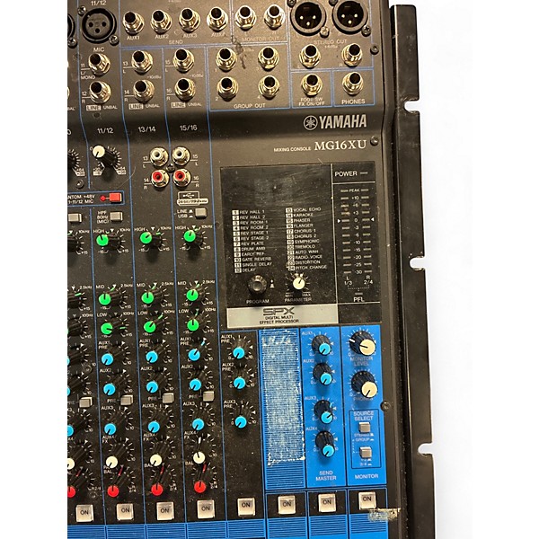 Used Yamaha MG16XU Unpowered Mixer