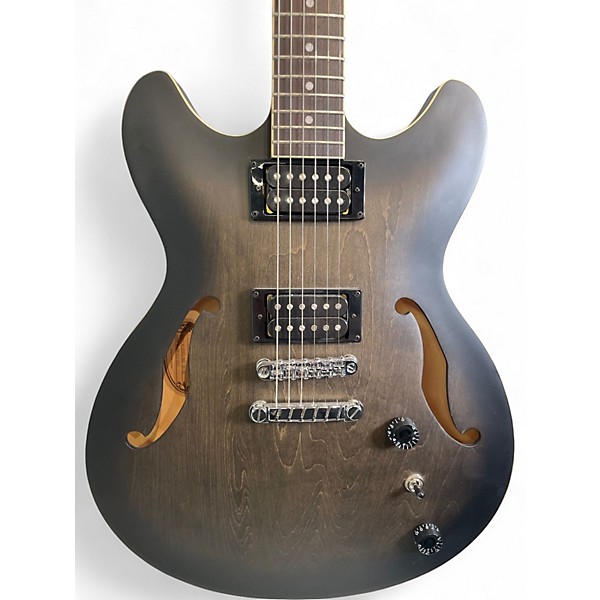 Used Ibanez artcore as53 Black Hollow Body Electric Guitar