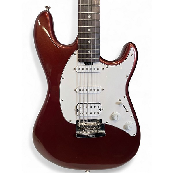 Used Sterling by Music Man cutlass Brown Solid Body Electric Guitar
