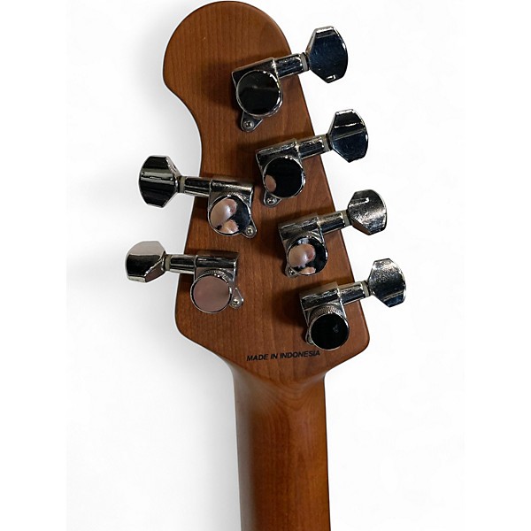 Used Sterling by Music Man cutlass Brown Solid Body Electric Guitar