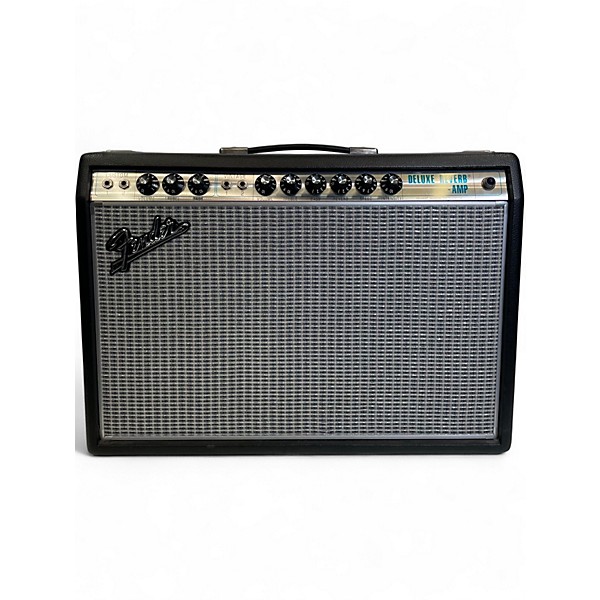 Used Fender 1968 Custom Deluxe Reverb 22W 1x12 Tube Guitar Combo Amp