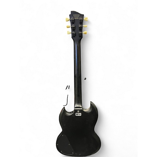 Used Fishbone 2PU BLACK Solid Body Electric Guitar