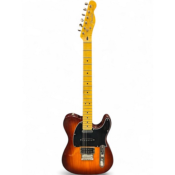 Used Fender MODERN PLAYER TELECASTER PLUS Dark Cherry Burst Solid Body Electric Guitar