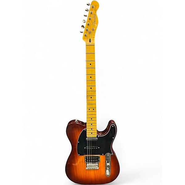 Used Fender MODERN PLAYER TELECASTER PLUS Dark Cherry Burst Solid Body Electric Guitar
