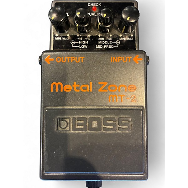 Used BOSS MT2 Metal Zone Distortion Effect Pedal