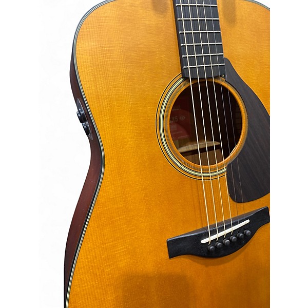 Used Yamaha FGX5 Natural Acoustic Electric Guitar