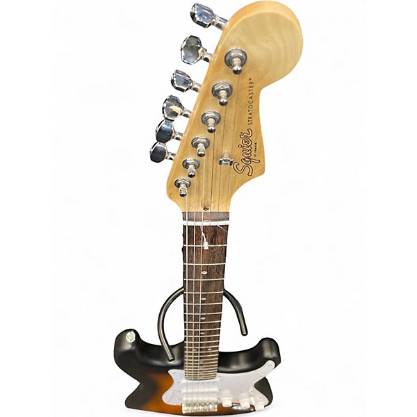 Used Squier Stratocaster Tobacco Sunburst Solid Body Electric Guitar