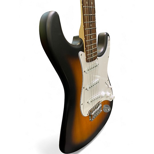 Used Squier Stratocaster Tobacco Sunburst Solid Body Electric Guitar