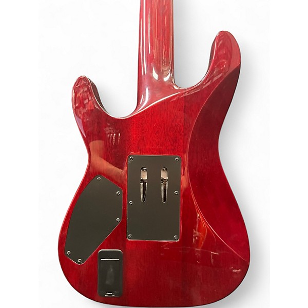 Used Schecter Guitar Research Hellraiser C7 7 String Black Cherry Solid Body Electric Guitar