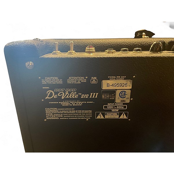 Used Fender Hot Rod Deville III 60W 2x12 Tube Guitar Combo Amp
