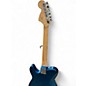 Used Squier ESQUIRE DELUX BLUE SPARKLE Solid Body Electric Guitar