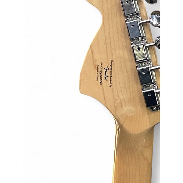 Used Squier ESQUIRE DELUX BLUE SPARKLE Solid Body Electric Guitar