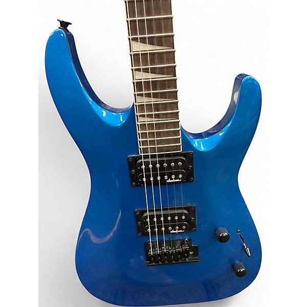 Used Jackson JS22 Dinky Blue Solid Body Electric Guitar