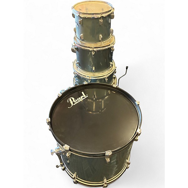 Used Pearl 5 Piece ROADSHOW Silver Sparkle Drum Kit