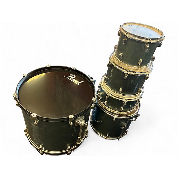 Used Pearl 5 Piece ROADSHOW Silver Sparkle Drum Kit