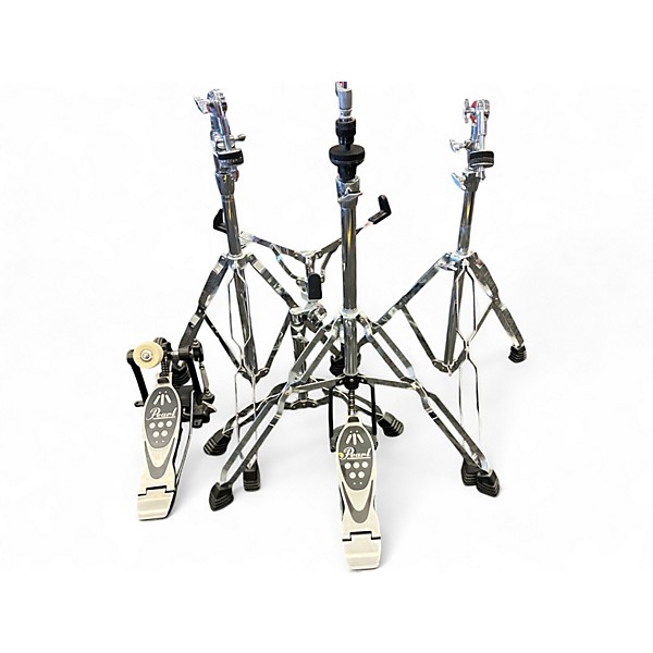 Used Pearl 5 Piece ROADSHOW Silver Sparkle Drum Kit