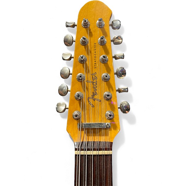 Used Fender 12 string Stratocaster Sunburst Solid Body Electric Guitar