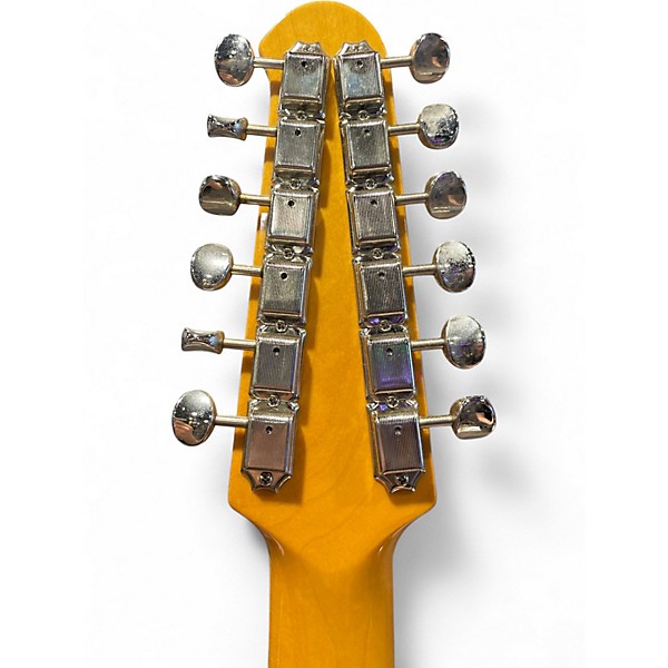 Used Fender 12 string Stratocaster Sunburst Solid Body Electric Guitar
