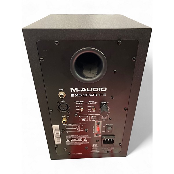 Used M-Audio BX5 GRAPHITE PAIR Powered Monitor