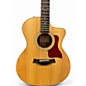 Used Taylor 214CE Deluxe Natural Acoustic Electric Guitar