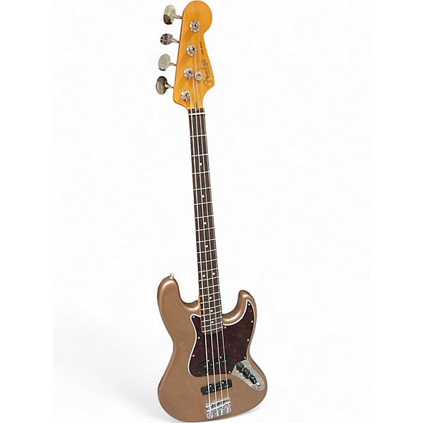 Used 2025 Fender American Professional Jazz Bass Faded Firemist Gold Electric Bass Guitar