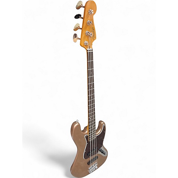 Used 2025 Fender American Professional Jazz Bass Faded Firemist Gold Electric Bass Guitar