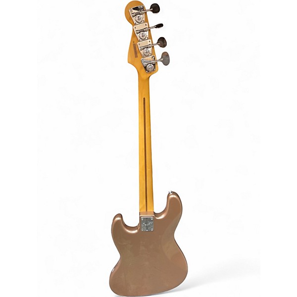 Used 2025 Fender American Professional Jazz Bass Faded Firemist Gold Electric Bass Guitar