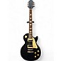 Used Epiphone Les Paul Classic Pro Satin Black Solid Body Electric Guitar thumbnail