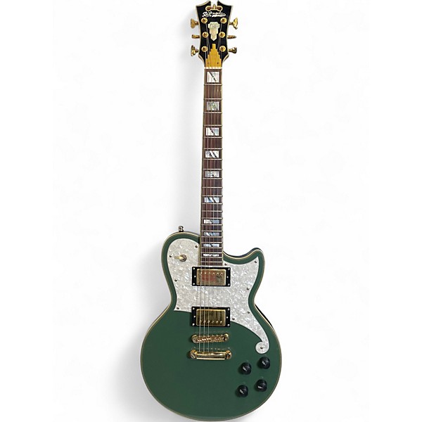 Used D'Angelico Deluxe Atlantic Green Solid Body Electric Guitar