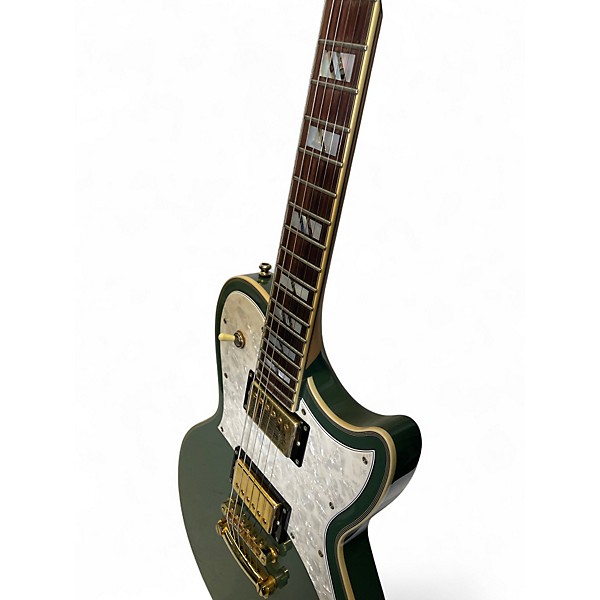 Used D'Angelico Deluxe Atlantic Green Solid Body Electric Guitar