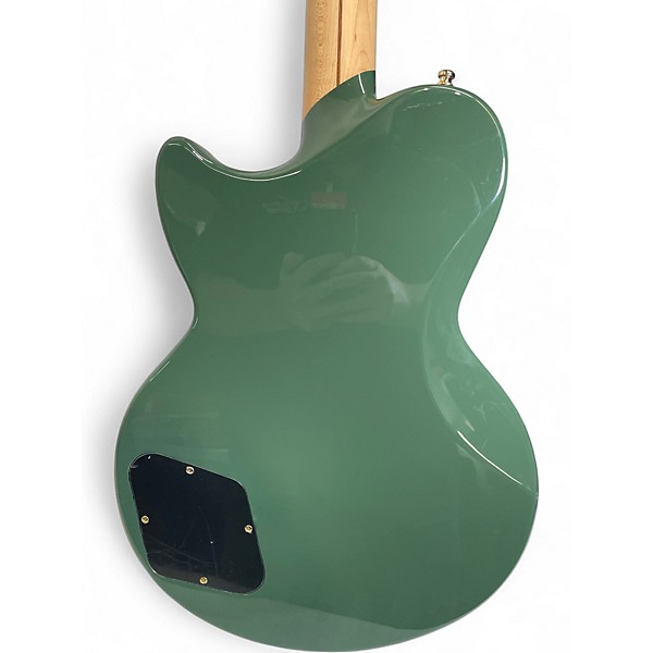 Used D'Angelico Deluxe Atlantic Green Solid Body Electric Guitar