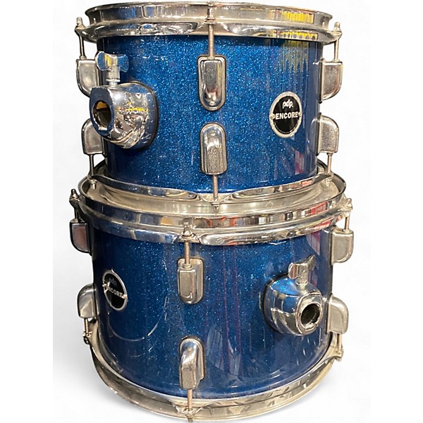 Used PDP by DW 5 Piece Encore Complete 5-Piece Drum Set Blue Drum Kit