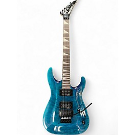 Used Jackson JS32Q Trans Blue Solid Body Electric Guitar