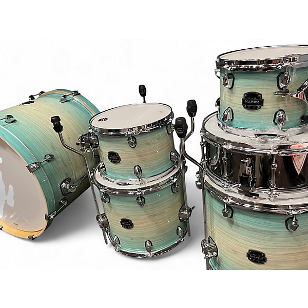 Used 2024 Mapex 6 Piece Armory Studioease 6-Piece Drum Shell Pack - AQUA Drum Kit
