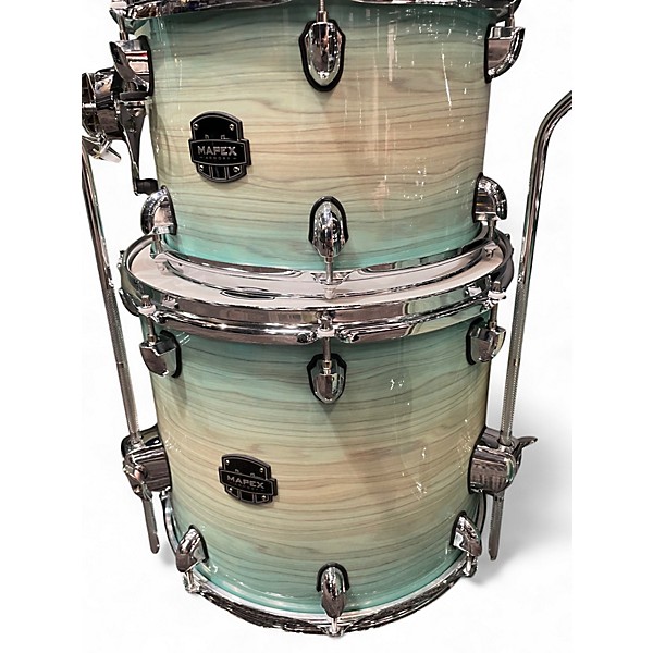 Used 2024 Mapex 6 Piece Armory Studioease 6-Piece Drum Shell Pack - AQUA Drum Kit