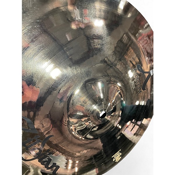 Used Zildjian 14in A Custom Hi Hat Pair Cymbal