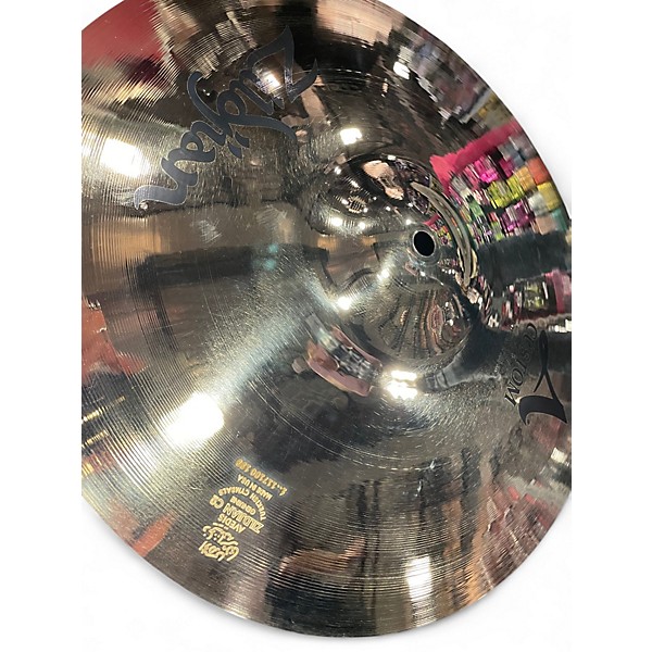 Used Zildjian 14in A Custom Hi Hat Pair Cymbal