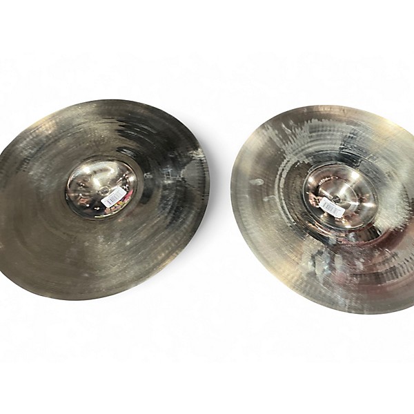 Used Zildjian 14in A Custom Hi Hat Pair Cymbal