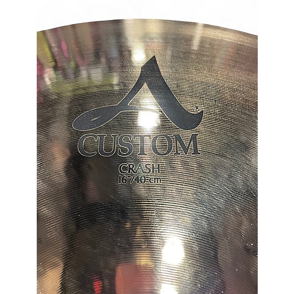 Used Zildjian 16in A Custom Crash Cymbal