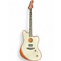 Used Fender AMERICAN ACOUSTASONIC JAZZMASTER White Acoustic Electric Guitar thumbnail