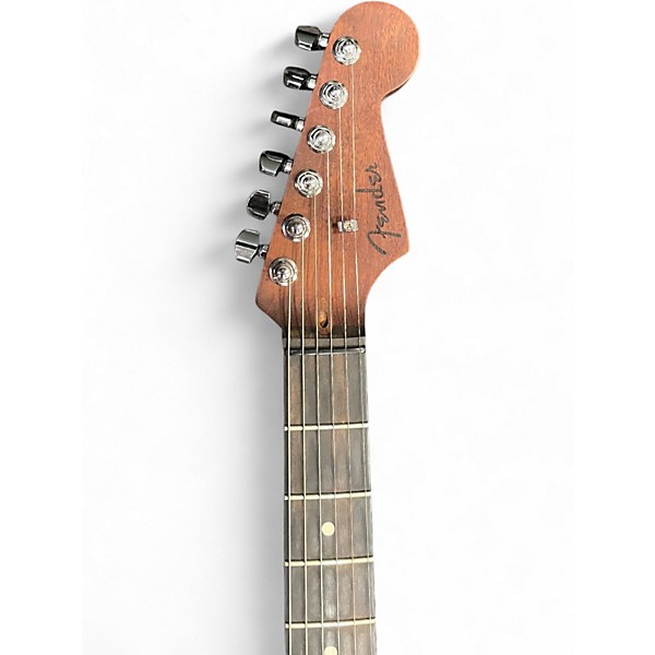 Used Fender AMERICAN ACOUSTASONIC JAZZMASTER White Acoustic Electric Guitar