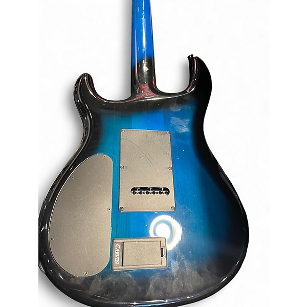 Used Carvin DC400T Sapphire Blue Trans Solid Body Electric Guitar