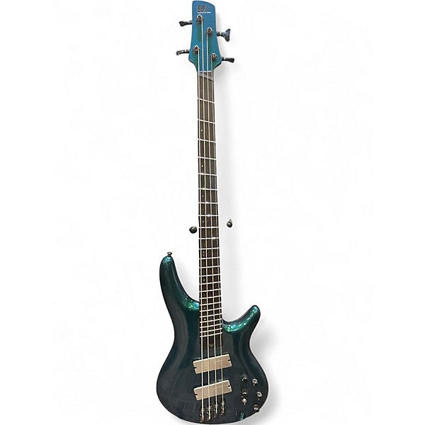 Used Ibanez SRMS720 Blue Chameleon Electric Bass Guitar