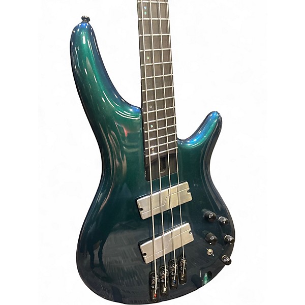 Used Ibanez SRMS720 Blue Chameleon Electric Bass Guitar