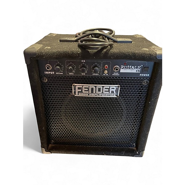 Used Fender Rumble 15 15W 1X8 Bass Combo Amp