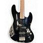 Used Fender Aerodyne Jazz Bass Black Electric Bass Guitar